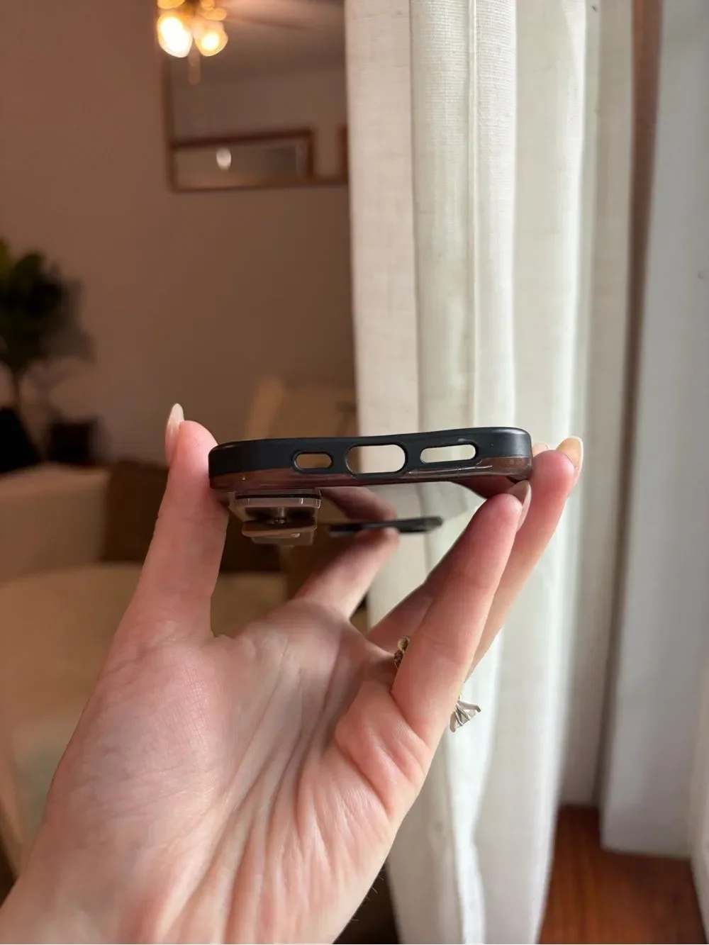 ✨3/$10✨ Brown Swirl IPhone 14 Pro Phone Case with Built-In Strap